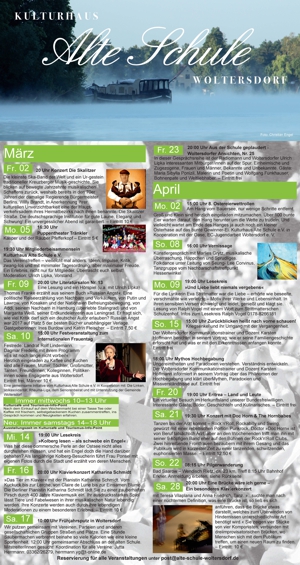 Programmflyer März/April 2018