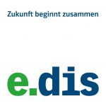 Textdarstellung e.dis Zukunft beginnt zusammen