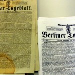 Einer der Funde in der Rolle: Berliner Tageblatt vom 22. Mai 1881 Einer der Funde in der Rolle: Berliner Tageblatt vom 22. Mai 1881